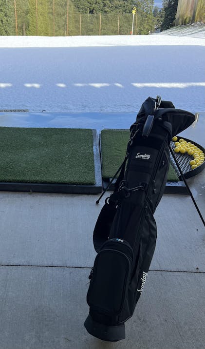 Carpenter γ 90 superーL ブラックバック/シルバーサイド Loma XL by Sunday Golf | Carry Bag - Heather Gray