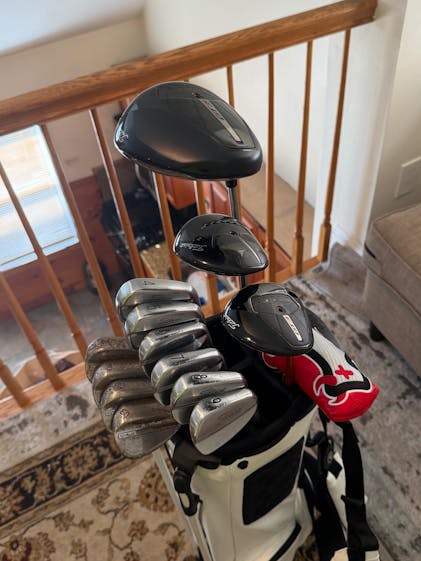 Loma XL S-Class | Black Vegan Leather – Sunday Golf