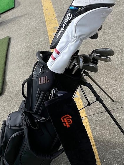 Loma XL S-Class | White Vegan Leather – Sunday Golf