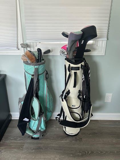 Loma XL S-Class | White Vegan Leather – Sunday Golf