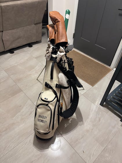 Loma XL S-Class | Black Vegan Leather – Sunday Golf