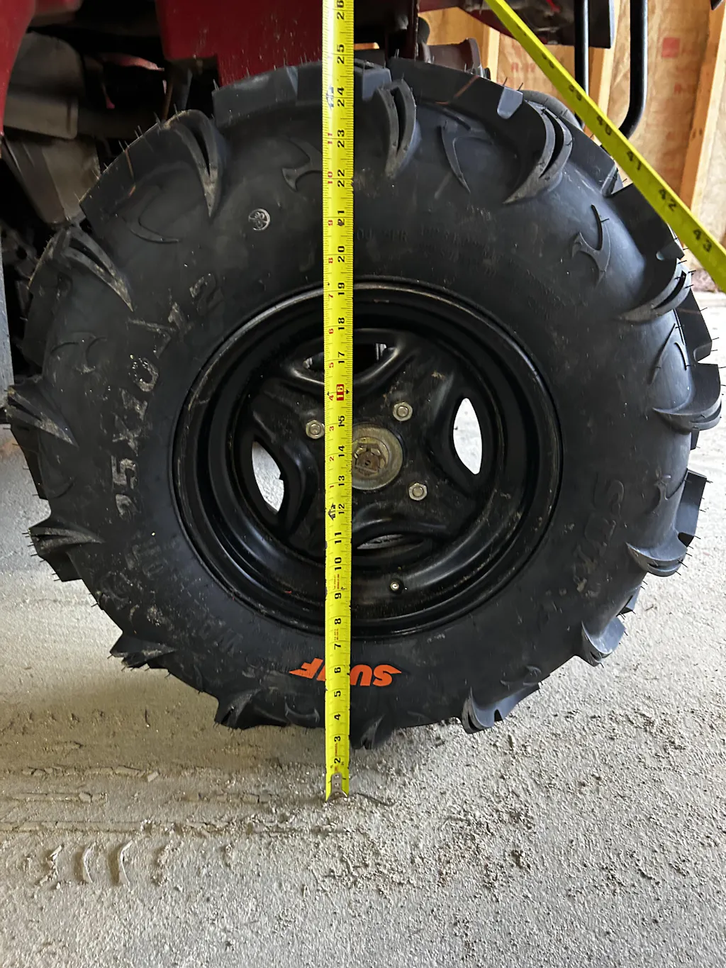 25x10-12 A-048 6ply Mud King Warrior ATV/UTVTyre SUNF (SF122510A048) main image 0