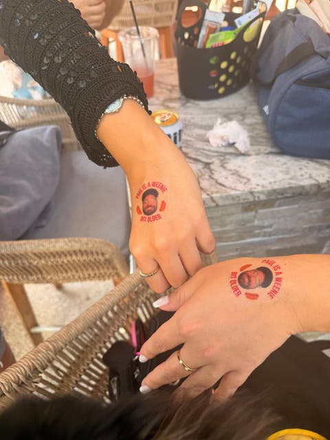 Custom Face Temporary Tattoos