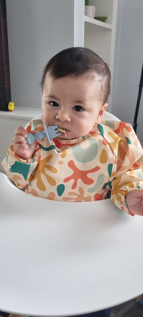 Silicone Baby Spoon and Fork Set