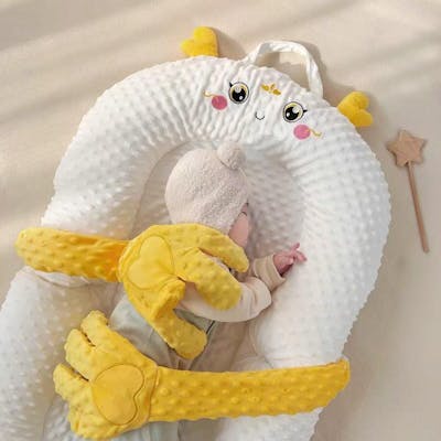 Smart Soothing Baby Lounger with Patting Hands