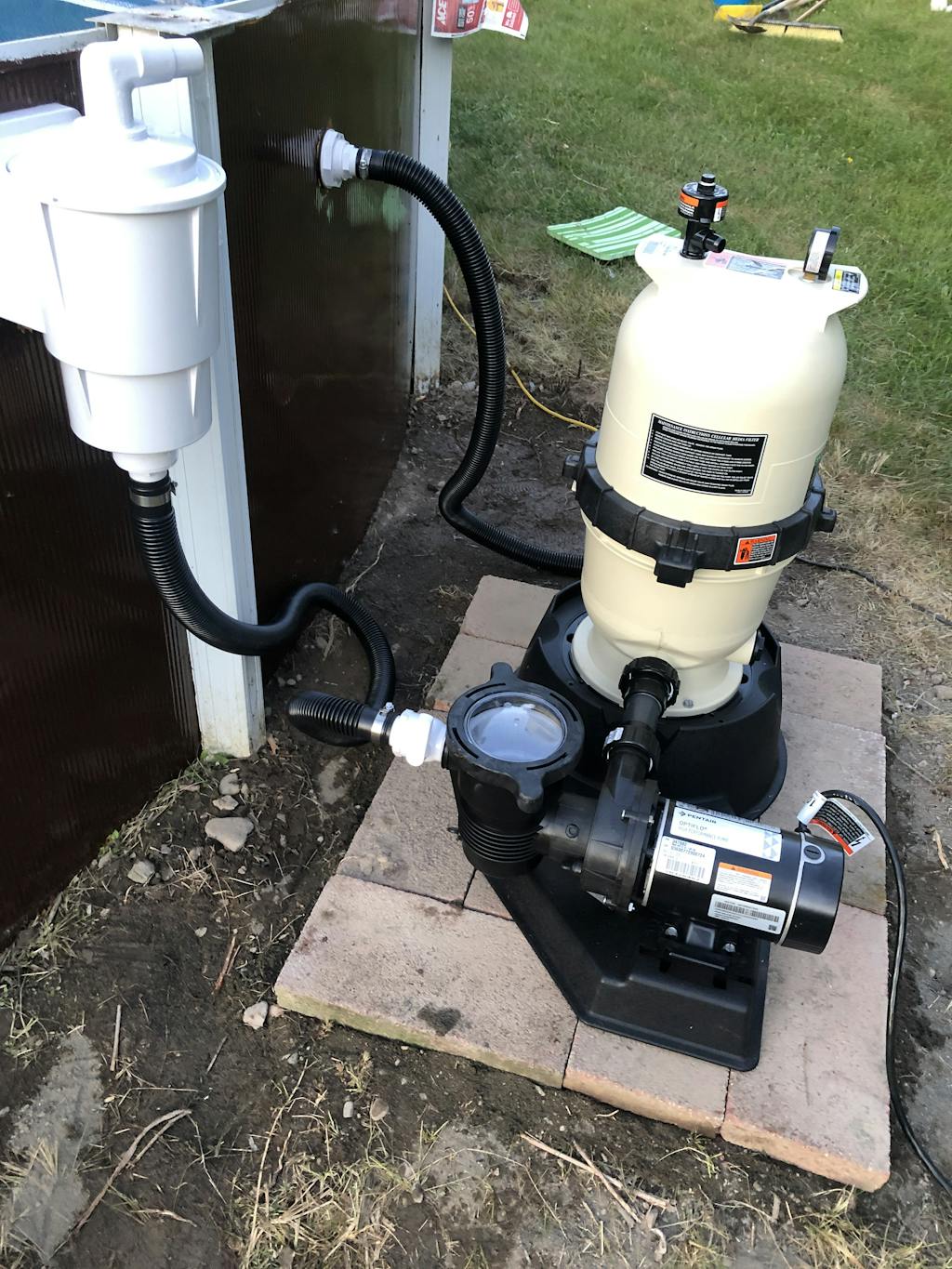 Pentair Pump and Clean and Clear 100 Filter System EC-PNCC0100OE1160 ...