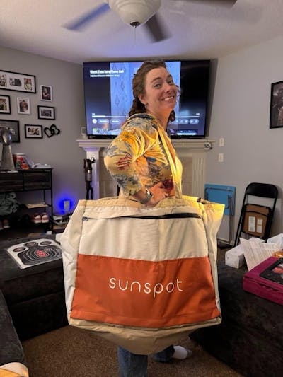 Beach Bag Tote with Pull-out Blanket