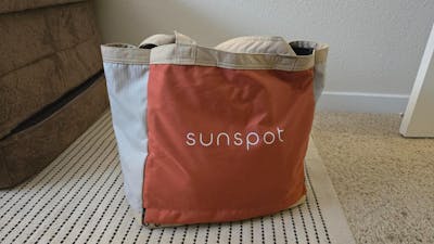 Beach Bag Tote with Pull-out Blanket