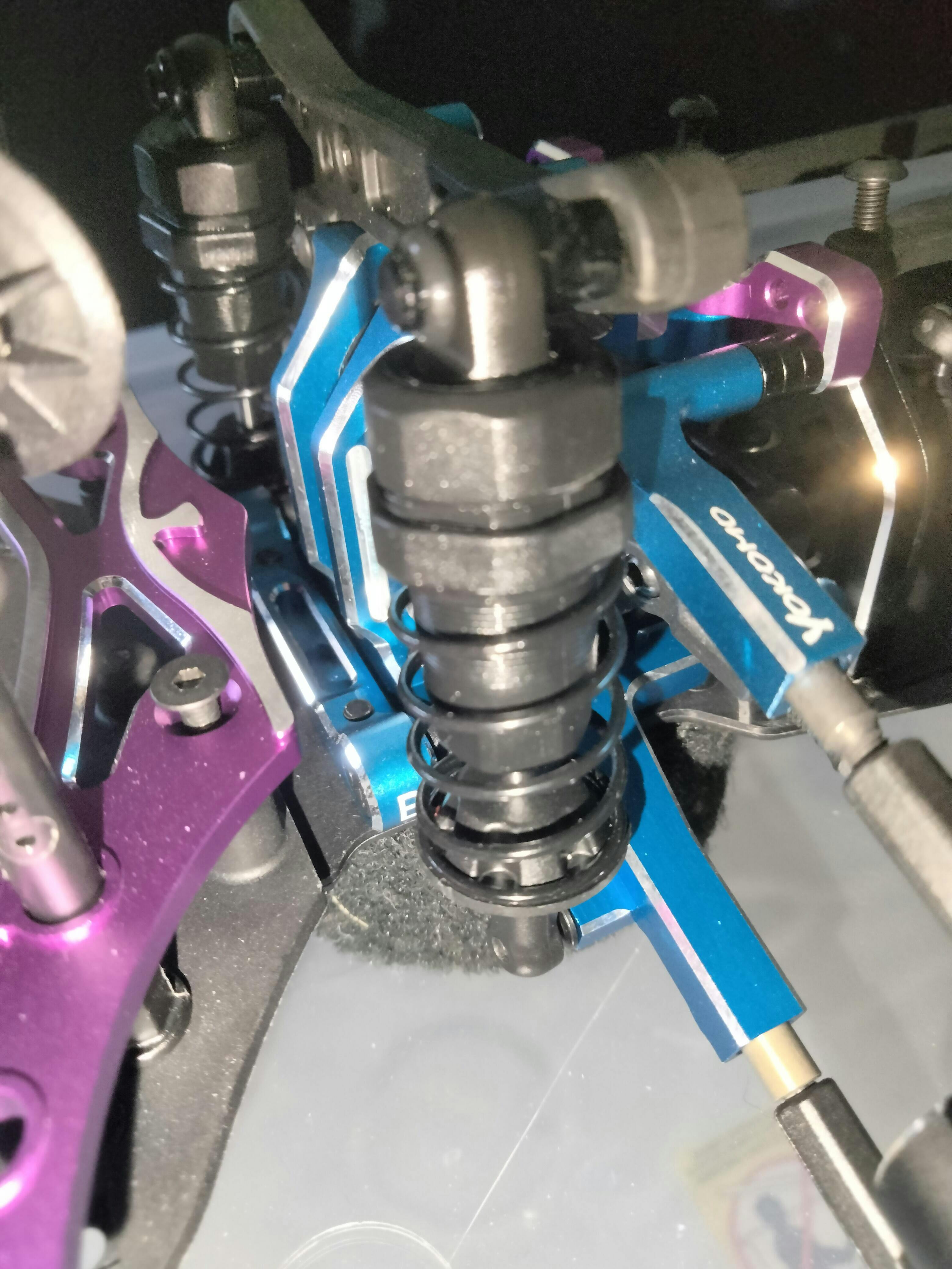RD2.0 Aluminium Suspension Mount Set (Black, Red, Purple, Blue