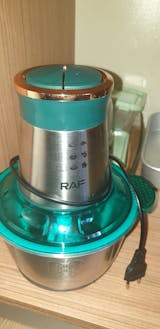 Tocator Electric Universal - Bol 2L Inox, Putere 1000W, 4 x Lame, Carne, Rosii si Legume