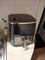 AirFryer Friteuza Profesionala - Cuva 10L cu Geam, 2400W, Digitala cu Aer Cald, Carne si Legume - AT 10LG