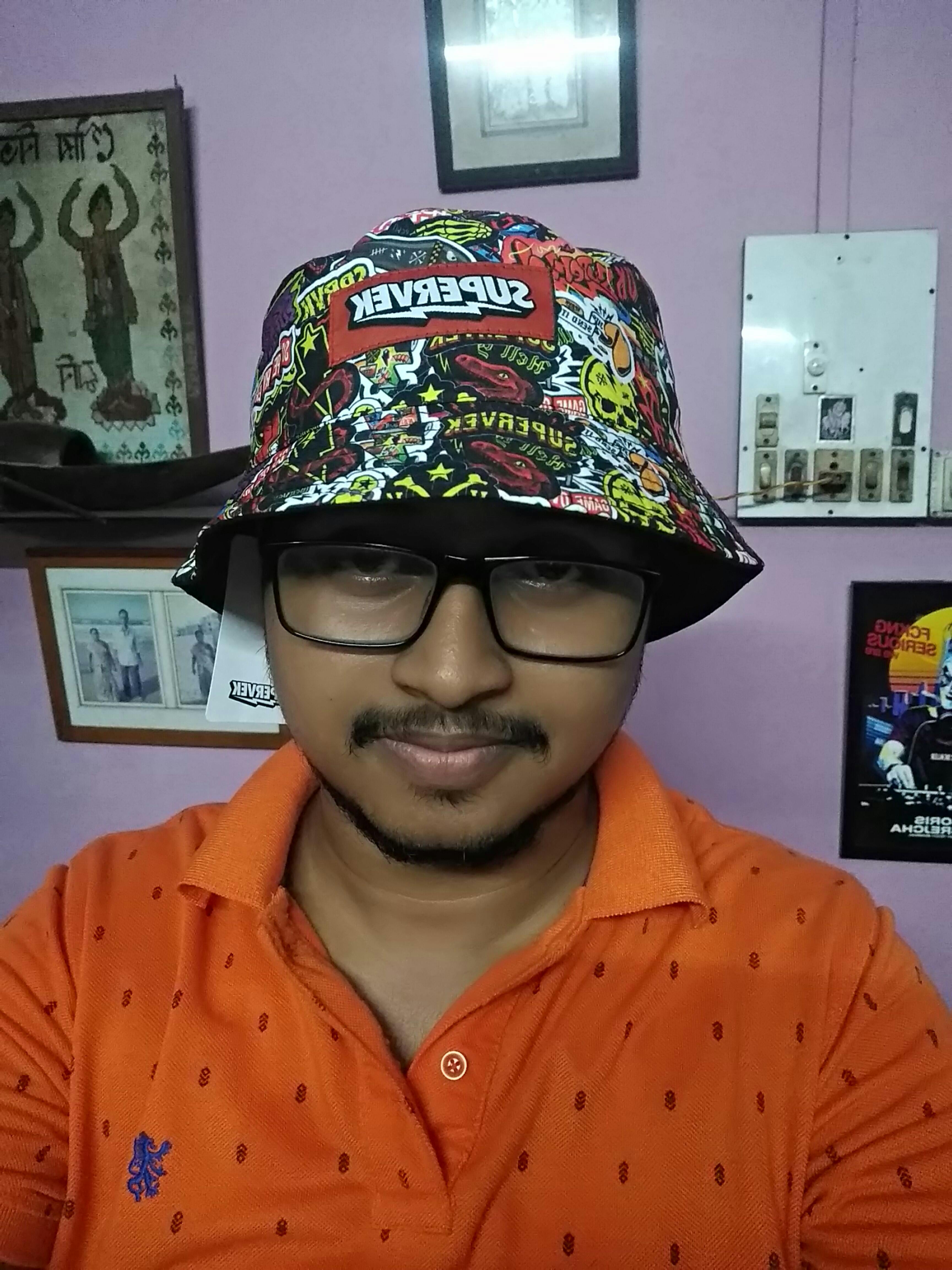 Buy Lit Bucket Hat by Supervek | Reversible | Unisex | Flame Print