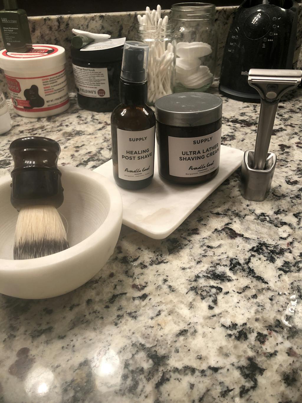 SUPPLY Shave Accessories Set 100 Natural, Premium Ingredients Supply