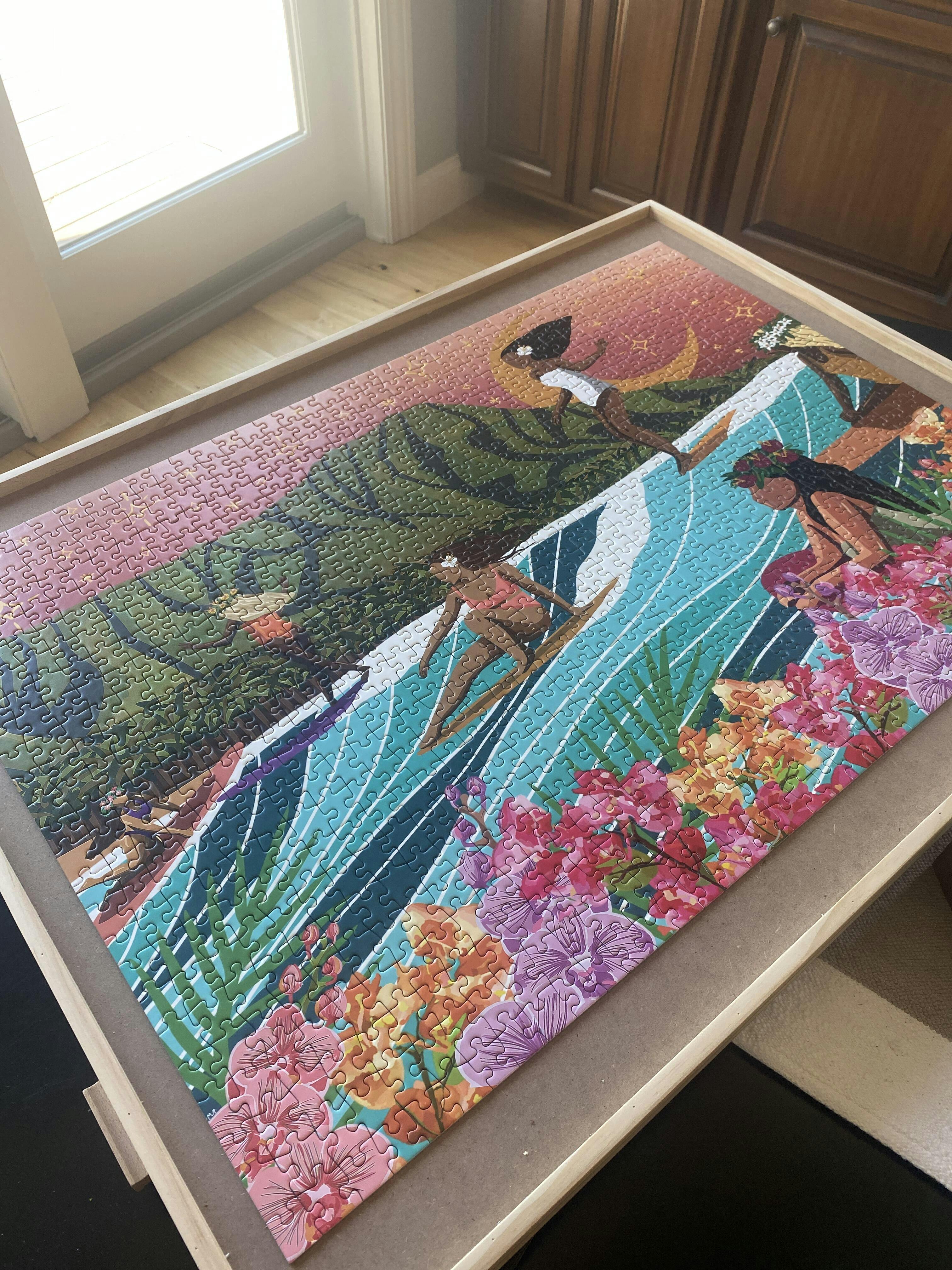 Party Wave Puzzle by Michi Pichel – Surf Shack Puzzles