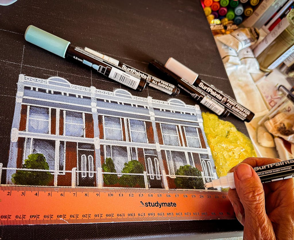 Surfpaints Full Range of Acrylic Paint Pens Size 4mm Bullet - Special Edition Art Collections Box