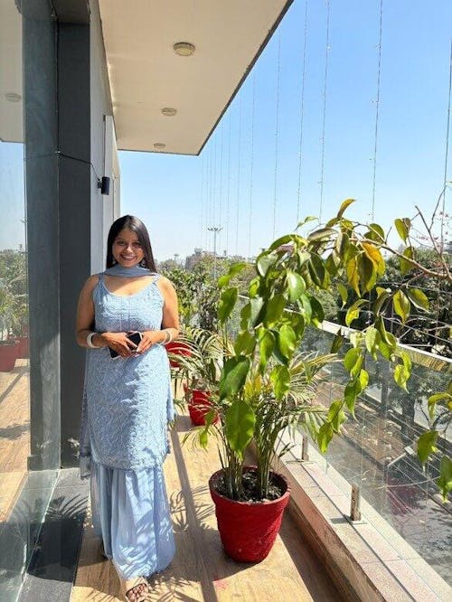 Strappy Viscose Georgette Chikankari Gharara Set