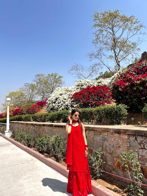 Strappy Viscose Georgette Chikankari Gharara Set