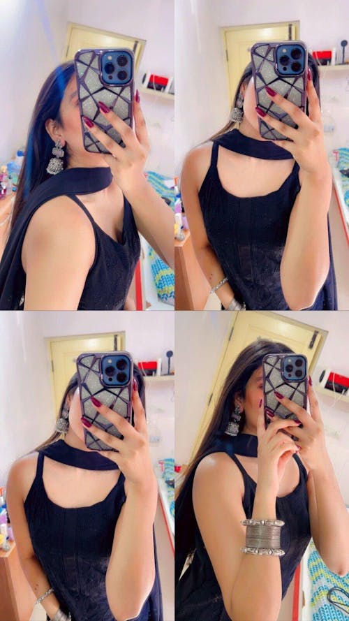 Black Strappy Viscose Georgette Chikankari Gharara Set