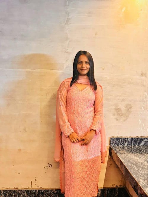 Viscose Georgette Chikankari Kurta With Palazzo And Dupatta