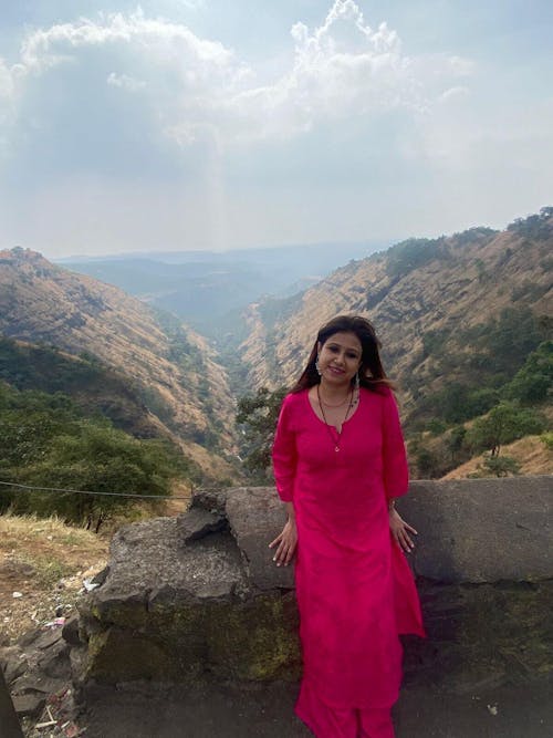 Rani Pink Rayon Cotton Chikankari Kurta With Palazzo