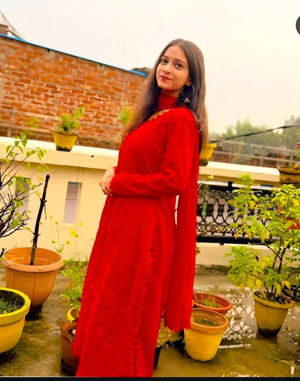 Viscose Georgette Chikankari Kurta With Palazzo And Dupatta
