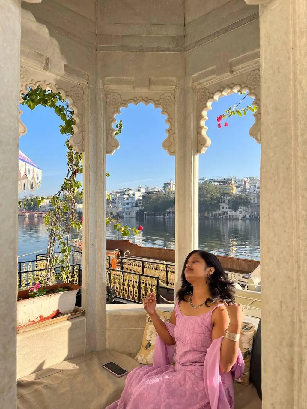 Strappy Viscose Georgette Chikankari Kurta Palazzo Dupatta Set