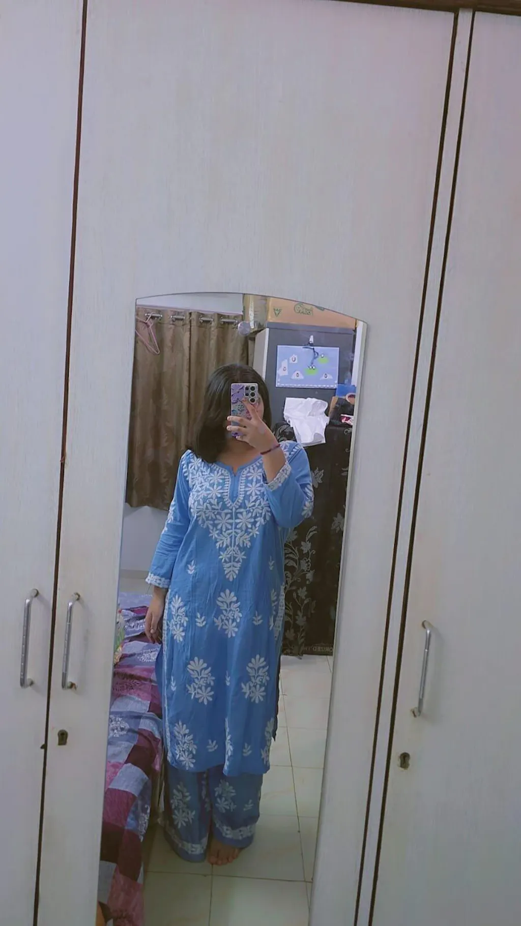 Rayon Cotton Embroidered Chikankari Kurta Set with Palazzo – Everyday Elegance & Festive Wear for Women