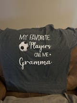 Fuel My Favorite Player Calls Me Grandma - Personalized Custom Baseball Tee Raglan Jersey T Shirt - Birthday, Loving, Funny Gift for Grandma/Nana/Mimi, Mom