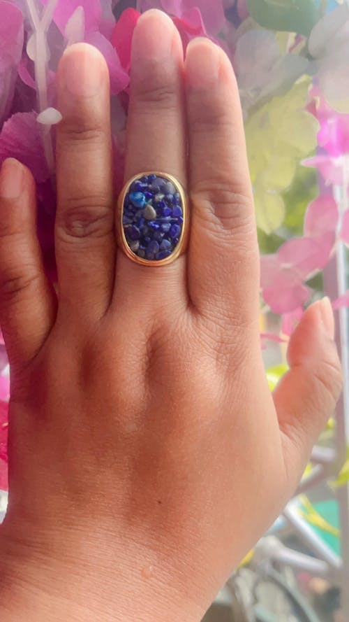 Blue Azure Gem Ring
