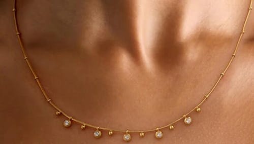 Droplet Charm Necklace