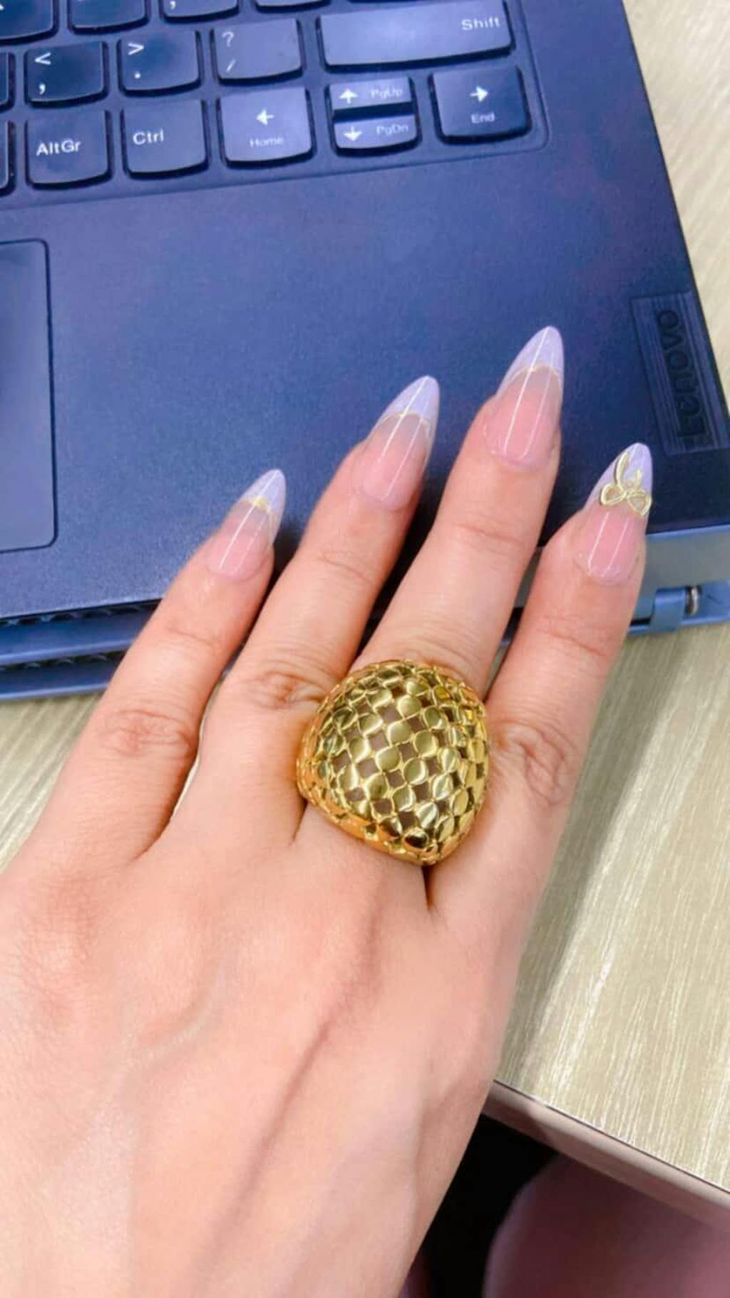 Honeycomb Latte Ring