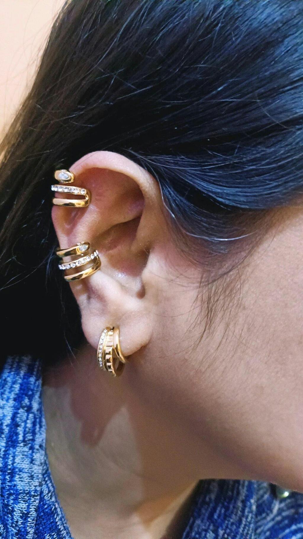 Serpent Spark Ear Cuffs