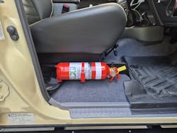 Fire Extinguisher Brackets for Toyota LandCruiser 76 & 79 Series