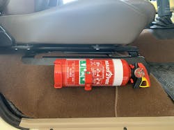 Fire Extinguisher Brackets for 78 Series TroopCarrier Landcruisers