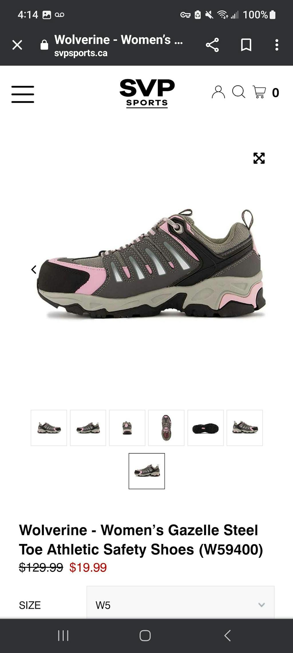 Wolverine Women’s Gazelle Steel Toe Athletic Safety Shoes (W59400