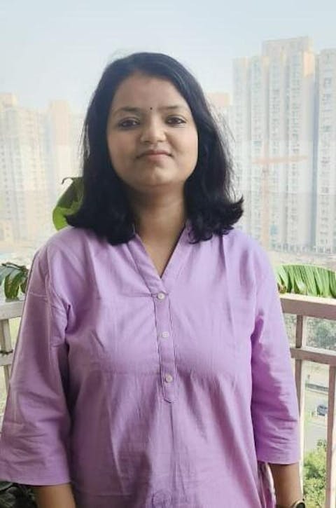 Lilac Solid Short Kurti