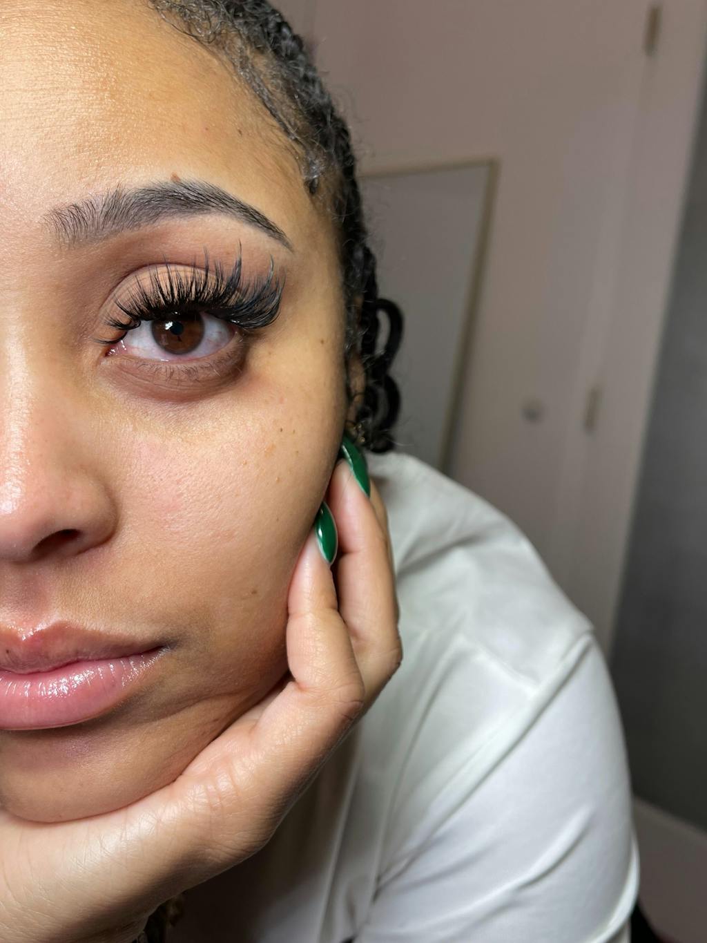 Fiber Tip Tweezers F-SWB-03 for Volume Lashes