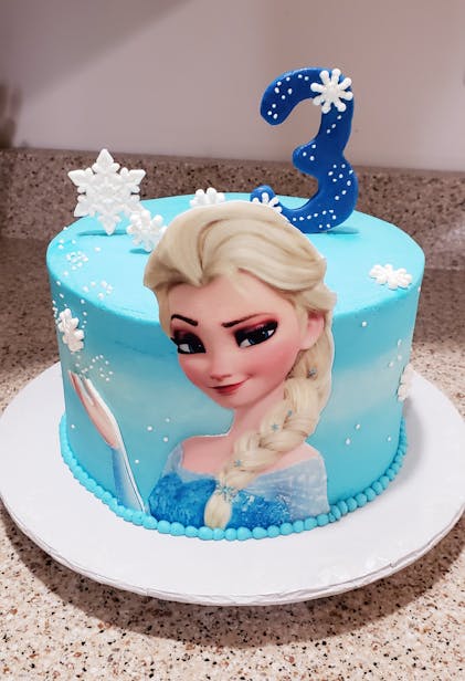 Frozen Edible Cake Print