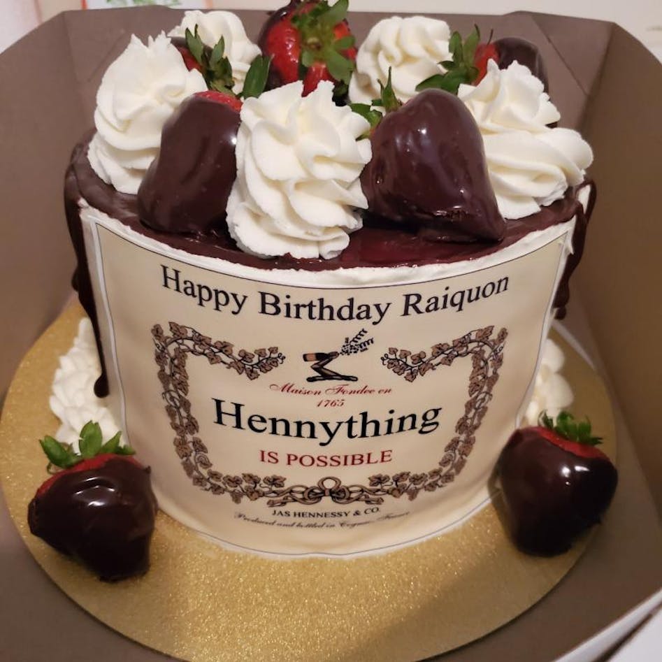 Hennessy Cake Topper ~ Edible Cake Image ~ Hennything Is Possible Cake  Toppers