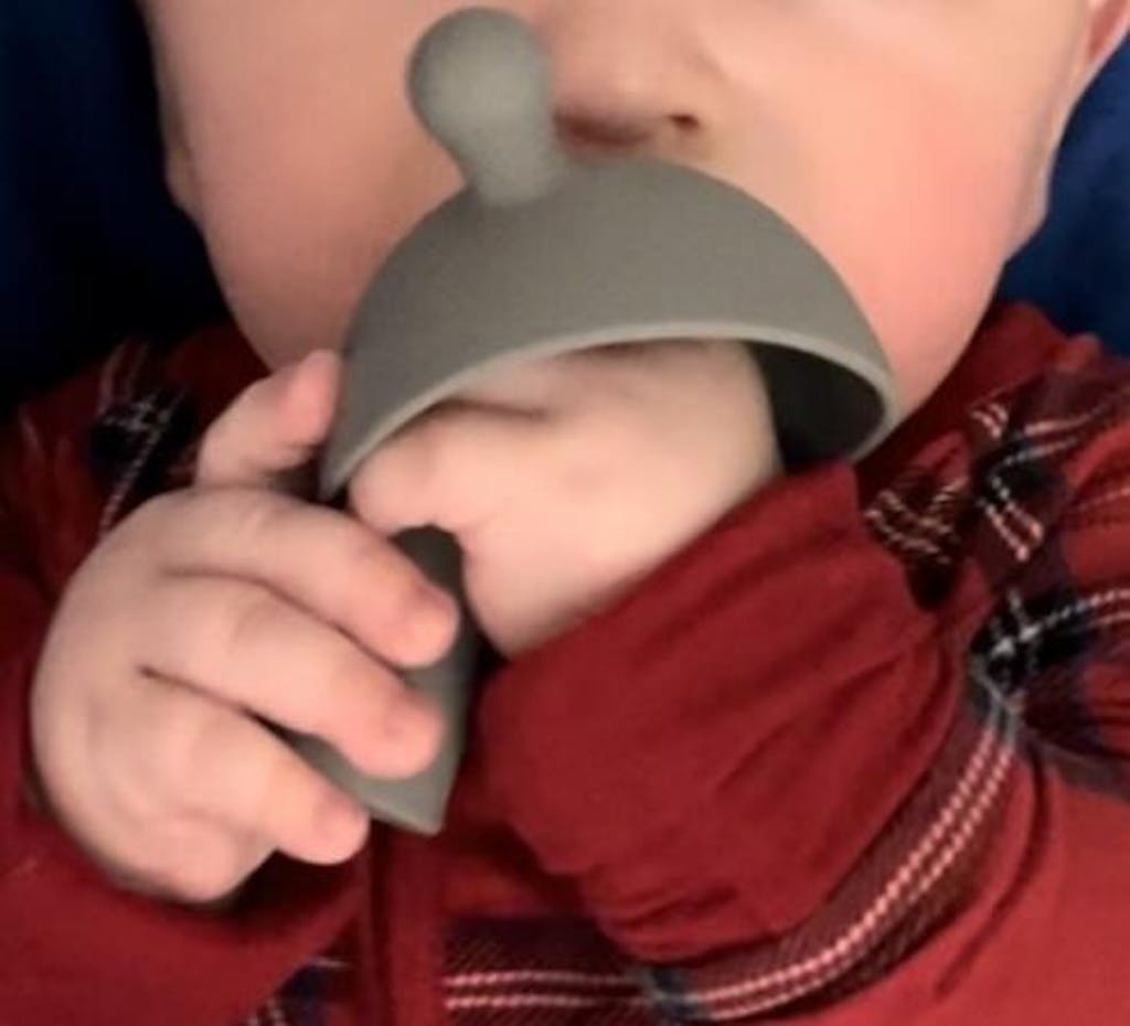 Mushroom Teether-Stone