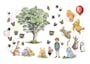 set #2 Pre-cut Winnie the Pooh Bear and friends - Icing stickers