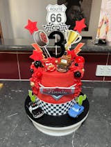 Custom Cars logo *fondant backing option* Edible printed icing image cake topper