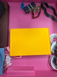 Stackable Flat Textured Baking Base - Long (1pcs)