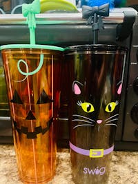Boo Crew Pumpkin Plastic Tumbler 24oz