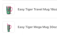 Easy Tiger Mega Mug 30oz