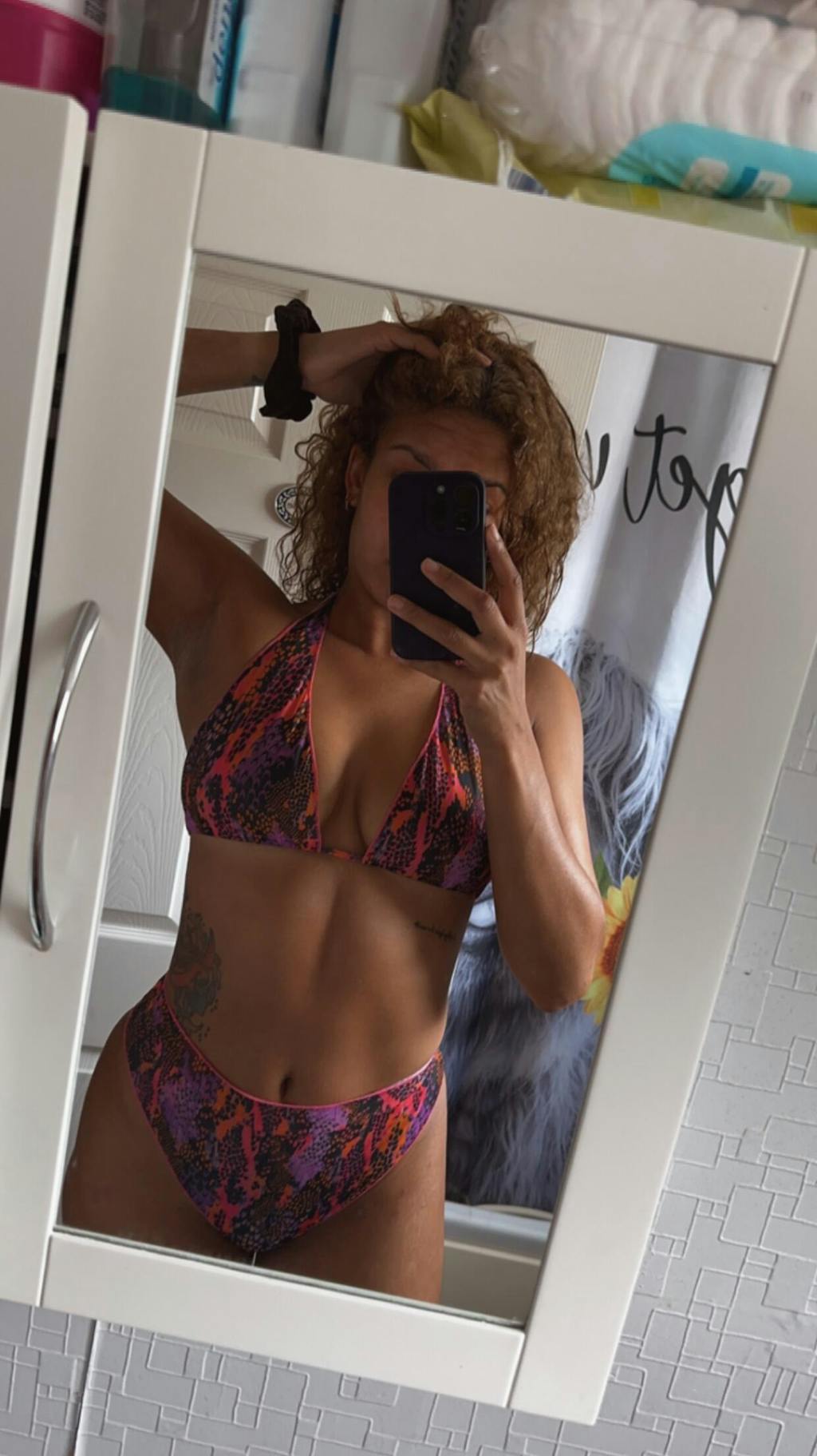 Tan Through High Waisted Bottom - Anima