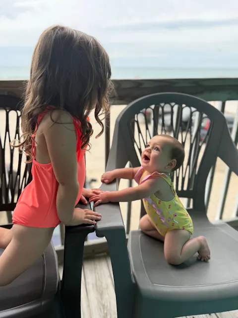 Girls Ruffle One-Piece Swimsuit | "Too Sweet" Sweetie