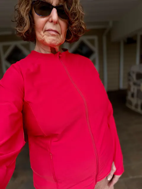 Women's Long Sleeve Rash Guard with Pockets | "Greenlake"