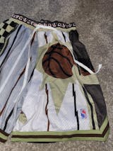 96 Cream Swingman Basketball Shorts - Swingmanz