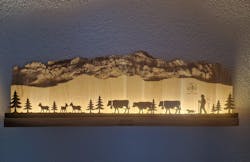 Wandbild Säntis 60cm